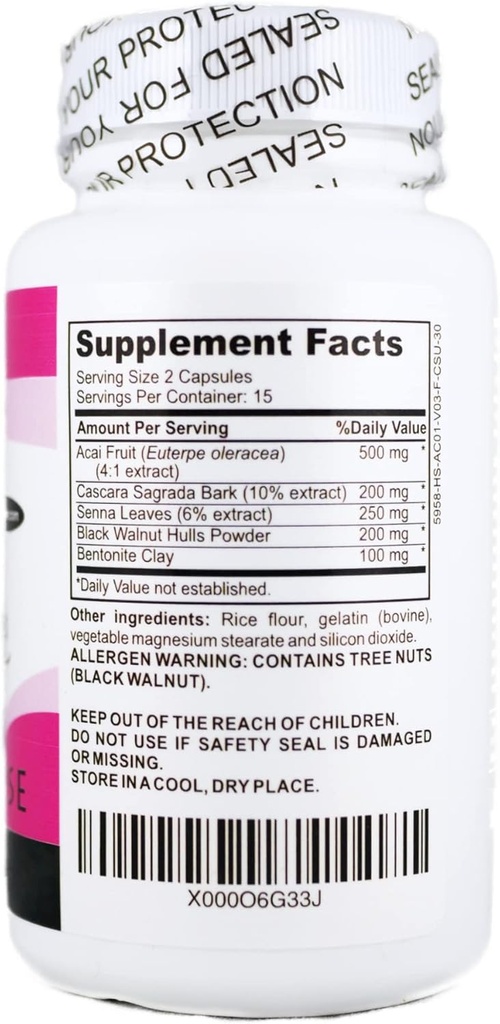 Skinny Jane Cleanse Bis124; Natural Wellness Supplement Supplement Bis124; Detoksykacja dla zdrowego systemu 124; Zwiększenie Wellbeing 124; 15- Day Cleanse (30 kapsułki)