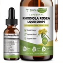 Totaria 16- in-1 Liposomal Rhodiola Rosea Tincture, Ultra Siła Rhodiola Suplement w / Ashwagandha, Saffron, Magnez, SAM- e, Rhodiola Rosea Ekstrakt płynnych kropli do naturalnej relaksacji, Nastrój, Energia