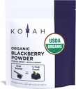 KOYAH - Organiczny proszek BlackBerry: 30 Służenia (1 Scoop = 1 / 4 Cup Fresh): Freeze- Suszony, Proszek pełnoziarnisty, Surowy