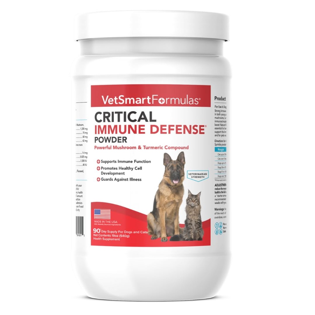 Krytyczna obrona immunologiczna dla psów i kotów; Wspiera normalny wzrost komórek - Turcja Ogon, Reishi, Shiitake i Maitake Formuła Mushroom Opatentowany biały ekstrakt korzenia turmerowego (duży / 90 dzień Avg. Dostawa)