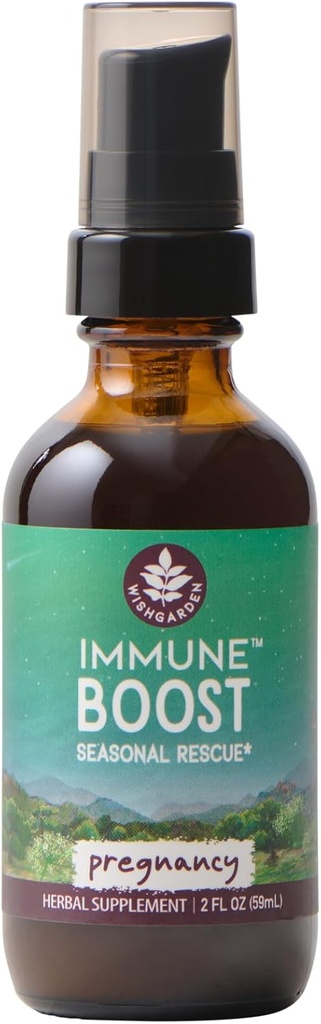 Ziarno Herbs Immune Boost dla ciąży - Plant- Herbal Supplement Immune Supplement w / Echinacea, Immune Boost Tincture for Beasant & Postpartum Moms, Safe Immune System Support, 2oz
