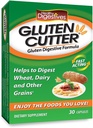 Zdrowe pokarmy Gluten Cutter Enzym Formuła - Pomaga poprawić swoje ciała Gluten trawienie i Pomoc w łamaniu pszenicy w dół, mleczne i inne ziarna - Kapsułki - 30 Służenie