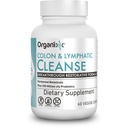 Organixx Lymphatic & Colon Cleanse Supplement, 250 Milion CFU Probiotyki dla Gut Health, Digestive & Lymphatic Wsparcie, Gluten Free, Nie GMO, 60 Kapsułki wegetariańskie