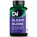 Sleep Burn Night Time Fat Burner, Night Shred Fat Burner i Natural Sleep Support for Men and Women, Metabolizm Booster z witaminą B6, L- Theanine Melatonin Astragalus Ceylon Cynamon Berberine 60ct