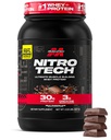 Muscletech Chey Protein Powder (Czekolada mleczna, 2 funt) - Nitrotech Ultimate Muscle Building Formula z izolatem białka serwatki - 30g białka, 3g kreatyny i 6.8g BCAA - Packaging May Vary