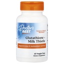 Najlepszy Glutation Doctor + Ostrze mleka, Wspiera aktywność wątroby i przeciwutleniaczy, Non-GMO, Gluten Free, Soy Free, Wegan 60 Veggie Caps