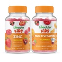 Żywe Cynk Kids + Multivitamin Kids, Gummies Bundle - Great Desting, Suplement witaminy, Gluten Free, GMO Free, Gummy do żucia