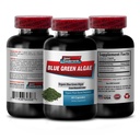 Pure Herbal Supplement - Klamath Blue Green Algae 500mg - Zwiększyć poziom energii, poprawić trawienie i wzmocnić system immunologiczny, spirulina, chlorella, Klamath Blue Green Algae Proszek - 1B 60 Kapsułki