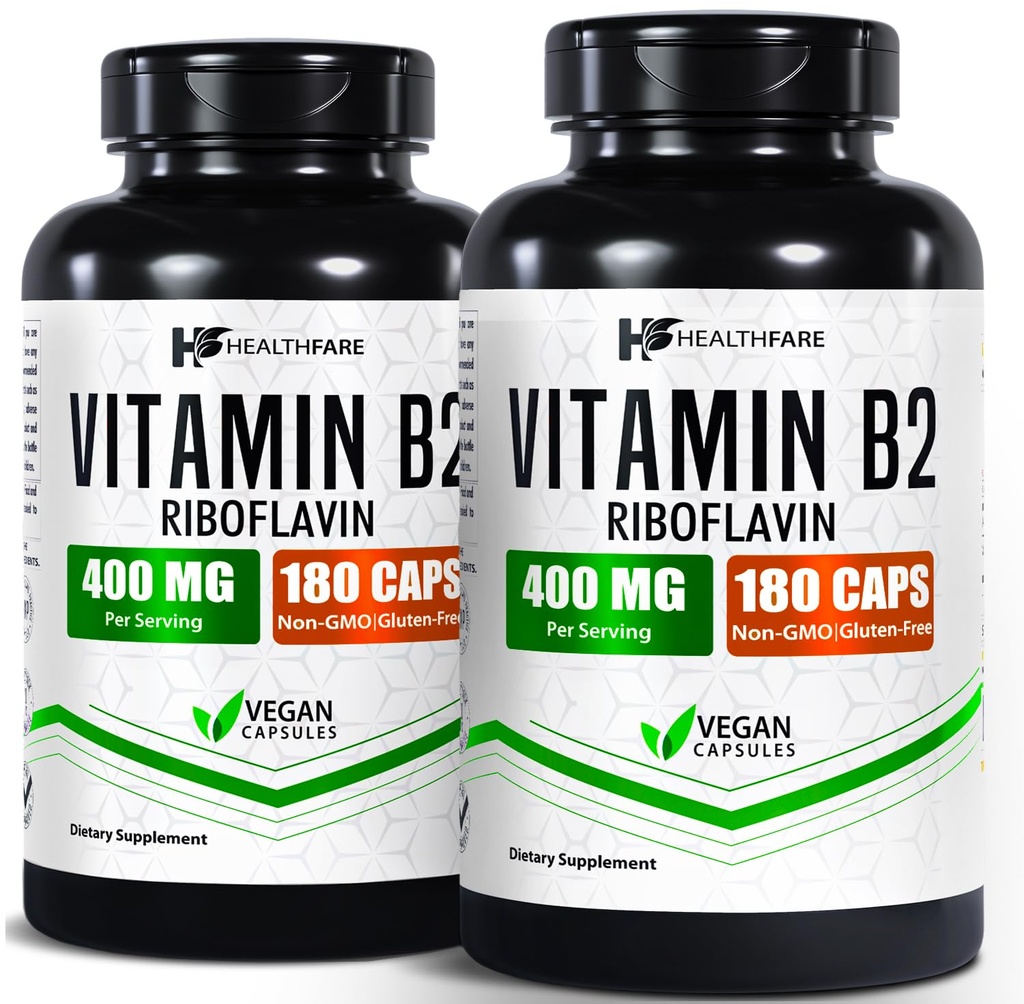 Witamina B2 Riboflavin 400 mg Humalog 124; Opakowanie zawierające 2 kapsułki: 124; 180 kapsułek Veg Każda kapsułka: 124; Suplement Humalog 124; Bezglutenowy Humalog 124; Non-GMO