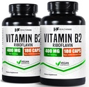 Witamina B2 Riboflavin 400 mg Humalog 124; Opakowanie zawierające 2 kapsułki: 124; 180 kapsułek Veg Każda kapsułka: 124; Suplement Humalog 124; Bezglutenowy Humalog 124; Non-GMO