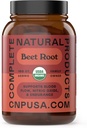 Organic Beet Root kapsułki 620mg kapsułki 124; 100 Hrabia 124; Czysty proszek buraczany proszek 124; Plant- based, Non-GMO, suplement wegański dodatek dodatek 124; USA Made Herbal kapsułki