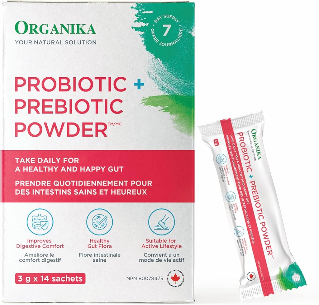 ORGANIKA Probiotyczny i Prebiotyczny proszek Saszetki 14 Hrabia, 3 GR