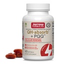 Figury Jarrow QH- Absorb + PQQ - 60 Softgels - Wsparcie Biogenezy Mitochondrialnej, Produkcja energii i zdrowie układu sercowo-naczyniowego - Do 60 Służenie