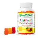Greenfield Nutritions Kids Gelatin Free Gummies Halal Multivitamin - Wszystkie podstawowe witaminy Halal A, B, C, D, Jod, Cynk dla odporności, Non-GMO, Gummies witaminy Halal dla dzieci (90 Hr)