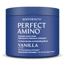 BodyHealth PerfectAmino Proszek - BCAA i EAA Proszek do ćwiczeń przed i po - Amino Acid Energy Drink dla mężczyzn i kobiet do wsparcia Lean Muscle and Recovery - Vanilla - 30 Służenia