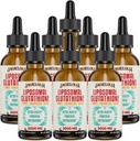 Liposomal Glutathione Liquid 2000MG - Suplement do detoksu przeciwutleniającego dla kobiet i mężczyzn, Obrona starzenia, Funkcja wątroby i energii, z kwasem hialuronowym + Aloe Vera + Witamina C, Natural & Vegan, 16 FL.OZ