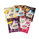 FlavCity All in One Protein Shake Powder Packets - On the Go Meal Alternative + 25g Protein & 10g Collagen, Made with Organic Reishi & Cordyceps Mushrooms - No Added Cugars, Variety 10 Pack