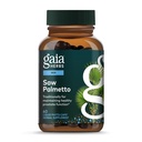 Gaia Herbs Saw Palmetto - Wspiera zdrową funkcję prostaty dla mężczyzn - Zawiera piły Palmetto i słonecznik Lecytyna do wspierania zdrowia mężczyzn - 60 Vegan płynne kapsułki fito- (30- Day Supply)
