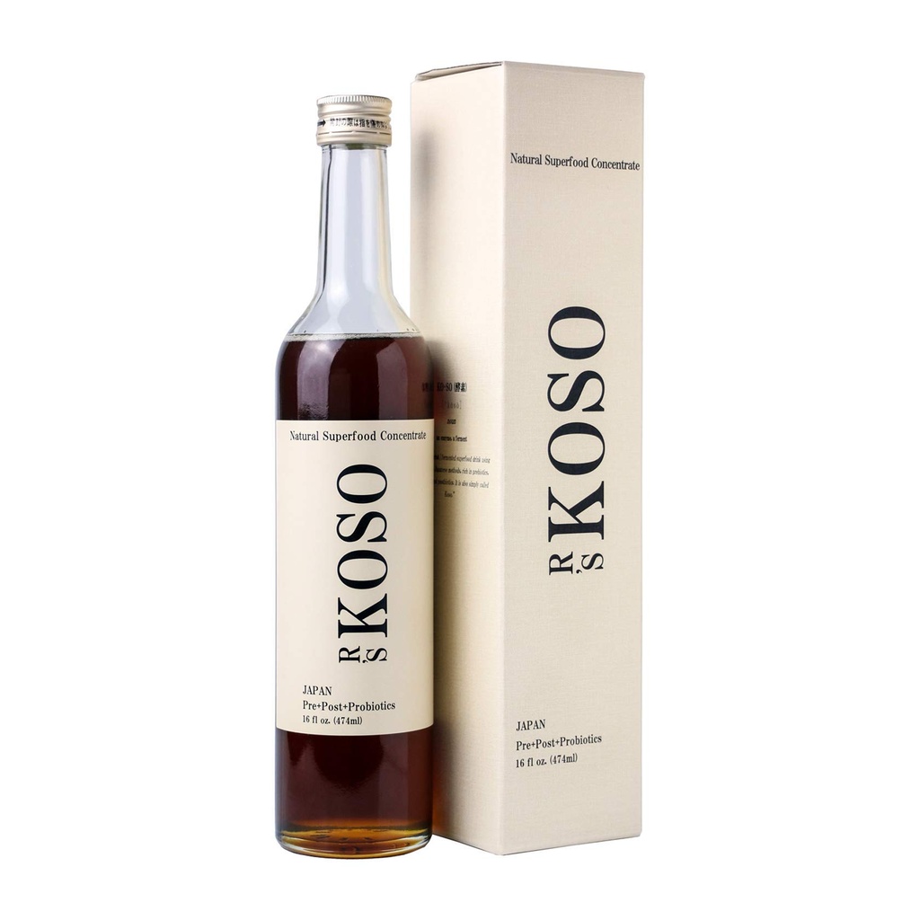 3-Day Cleanse by R 's KOSO - japoński napój enzymatyczny bogaty w probiotyki i prebiotyki, wykonane z 100 + warzyw? Owoce - Naturalne wsparcie dla lepszej diety & Gut Health + Detox + Cleanse - 16oz