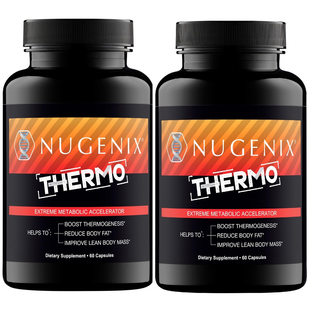 Nugenix Thermo - Thermogenic Fat Burner Supplement Pills for Men, Extreme Metabolic Accelerator, 120 Count