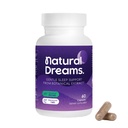 Universita 1 mg Melatonina, Naturalne sny, Botaniczne & Ziołowe składniki, Wsparcie jakości snu, Odśwież rano, 250mg Maizinol, Pomoc snu (60 Kapsułki, 30 Day Supply)