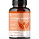 Czyste mikroelementy Czysta witamina liposomalna C - 1400mg na suplement serwowy - 90 kapsułek - Wysoka absorpcja VIT C Askorbic Acid Pills