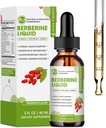 Berberyński suplement krople płynne, Berberyna z Ceylon Cynamon, Turmeric, Resveratrol, Gorzkie Melon, & More- Extra Supplement Vegan, Wspiera system immunologiczny i Digestive System