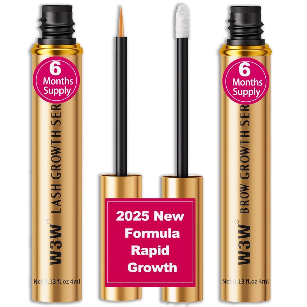 Lash Serum & Eyebrow Growth Serum Set, 2025 Upgrade - Rapid Eyelash for Stronger, Eyebrow Growth Serum, Natural Ingredients (Upgrade Lash & Brow Serum Set)