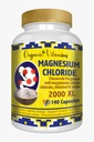 Magnesium Chloride (cloruro de magnesio) 140 Capsules - High Absorption Magnesium Supplement with Citrate, chelated and Oxide High Potency Mg. Easy to Swallow, Non-GMO