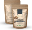 Tygrys Milk Mushroom Supplement (Lignosus Rhinocerus) 3oz (85g) 124; Wspomaga płuca i zdrowie układu oddechowego - Wyciąg ziołowy - Non-GMO, Wegan, Organiczny 124; 40 Sług