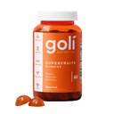Supplement odżywczy Goli, SuperFruits Beauty Gummy Witamina - 60 Count - Colagen- Promowanie składników - Mieszane owoce, Wegan, Plant- Based, Non-GMO, Gluten- Free & Żelatyna