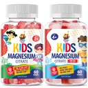 Magnezu Gummies dla dzieci i dorosłych - Spokojnie Magnezu Chews - Magnezu Citrate Chewable Suplement do nastrojów i wsparcia mięśni
