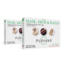 Wellgenix Purvana Włosy, Skóra i Nails Witamina - Softgels dla Wysokiej Wchłaniania - Podwójna siła 2500mcg Biotin, VIT A & B (30 Hrabia) (Opakowanie 2)