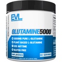 Pure Vegan L- glutamina Proszek Suplement - Evlution Nutrition Nitric Oxide Booster 5g L Suplement Glutaminy do potreningowego odzyskiwania ulepszonych pomp Gut Health Energy and Immunity - Unflavored