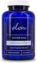 Elon Matrix Man - 60 Day Supply - Witaminy wzrostu włosów dla mężczyzn - Saw Palmetto & Biotin Advanced Formuła Witaminy - Promotes Zdrowy Beard wzrostu - (120 Kapsułki)