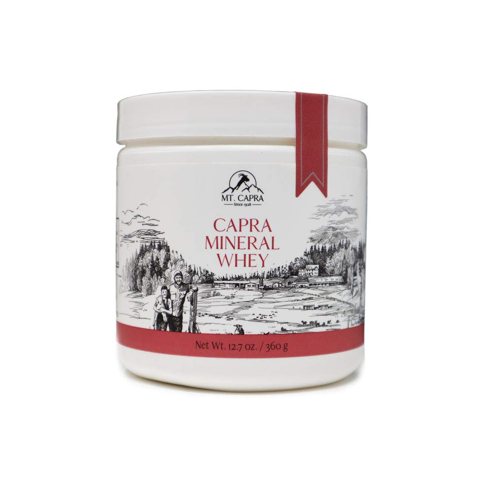Mt. Capra Mineral Serwatka 124; A Whole Food, Bio- Dostępny Mineral / Electrolyte proszek Suplement z koziego mleka serwatki, bogaty w potas, Alkalizujące 124; 14 Sług - 12.7 oz