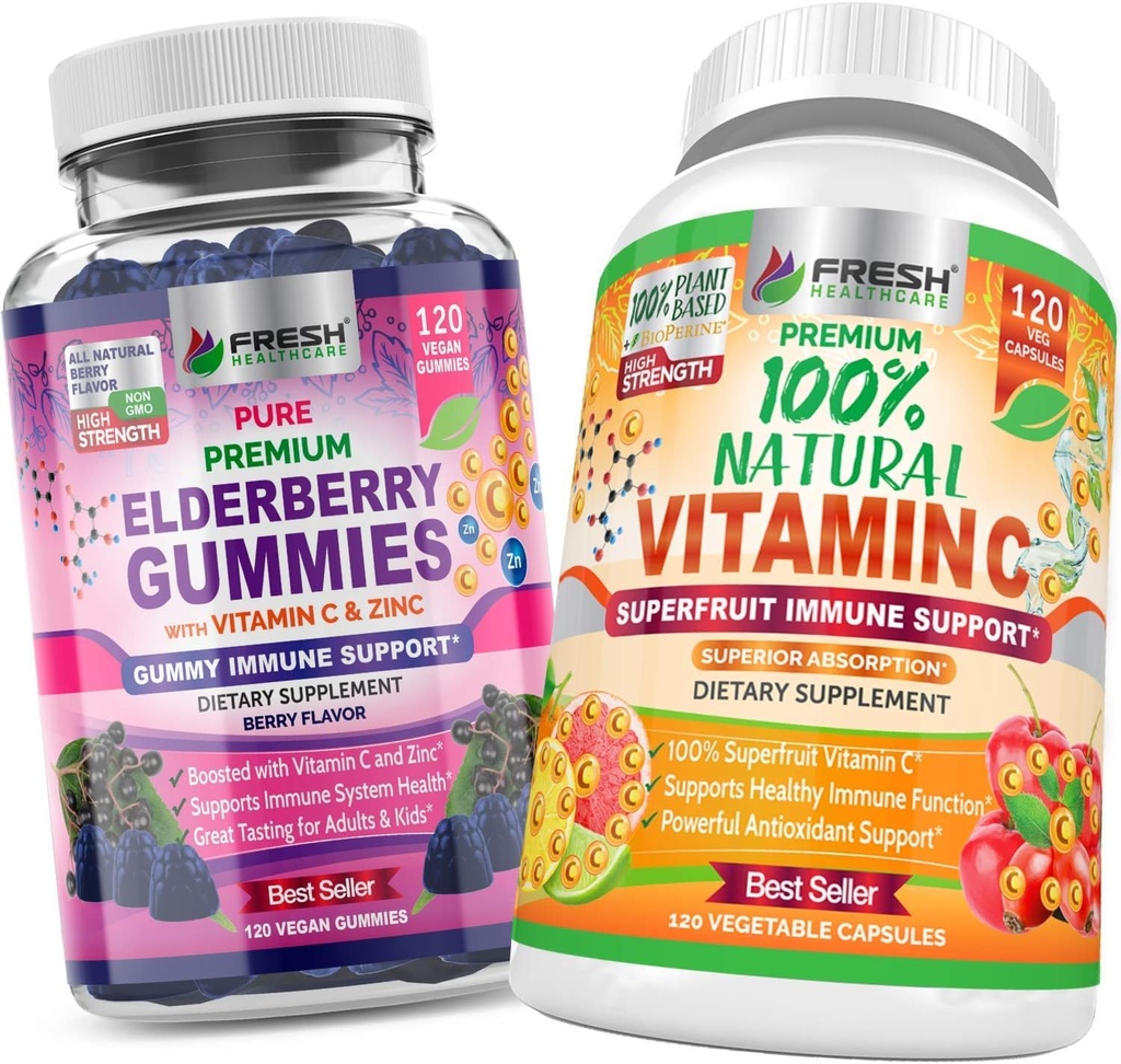 Gummy i naturalna witamina C - Pasek