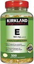 Kirkland Signature Witamina E 180mg, 500 Softgels