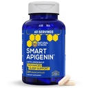 NATURAL STACKS Apigenin Suplement do snu - 50mg Apigenin & 600mg Basen cytrynowy - Melatonina Bezpłatna Pomoc na sen - z ekstraktem z kwiatu namiętności dla wsparcia stresu * - 120 Kapsułki balsam cytrynowy