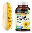 BIO KRAUTER Arnica Montana Kapsułki - 500 mg Arnica Kapsułki do siniaków i obrzęków - Wegan - 100