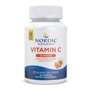 Nordic Naturals Witamina C Gummies, Tart Tangerine - 60 Gummies - 250 mg Witamina C - Wsparcie immunologiczne, Ochrona przeciwutleniaczy, Wzrost i rozwój dzieci - Non-GMO, Wegan - 30 Służenie