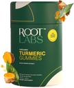 Kurkumina i czarny pieprz Ekstrakt I dla dorosłych i dzieci I Non-GMO I 100% Natural & Organic I Trzecia strona Tested I 500 mg I 60 Gummy
