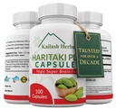 Kapsułki Organiczne Haritaki - Poprawia trawienie - Detoksykacja i odmładzanie - Zachowanie regularności - Funkcje mózgowe- 100 Kapsułki Terminalia chebula