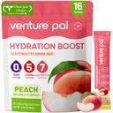 Penture Pal Sugar Free Electrolyte Puder Pakiety - Płynne codziennie IV Pakiety nawadniania 124; Electrolytes Drink Mix z 5 Witaminy i 7 Elektrolity 124; Keto Friendly 124; Non-GMO Equipment 124; Certified Vegan Equipment 124; 16 Sticks