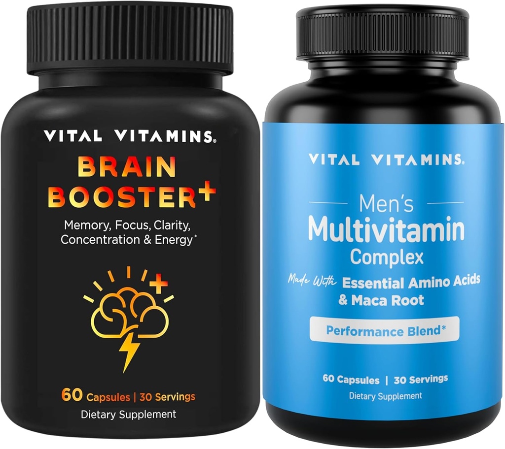 Vital Vitamins Brain Booster Plus + Multiwitaminy mężczyzn