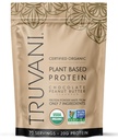 Proszek Truvani Vegan Pea Protein 124; Czekoladowy Masło Peanut 124; 20g Organic Plant Based Protein 124; 20 Służenia 124; Keto Nether124; Gluten & Dairy Free 124; Niskie węglowodory 124; Nie Dodano cukru