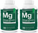 Elementy zasadnicze Magnezu Plus Cynk z witaminą D3 Bilans 124; Scientific Reducted Heart, Bone & Muscle Support Bilans 124; 225mg Triple- Siła Magnezu Complex z Glycinate, Malate, Cytrate 124; 360