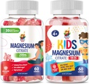Magnezu Gummies dla dzieci i dorosłych - 500mg - Recime Magnezu Chews - Magnezu Citrate Chewable Supplement for Mood & Support Muscle