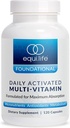 Equilife Daily Activitated Multivitamine, 21 Zasadnicze składniki odżywcze z B Complex, Formuła przeciwutleniacza dla ogólnego Wellness, Gluten- Free, Non-GMO, 120 Kapsułki