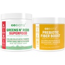 GOBIOTIX Paleta Prebiotyczna suplement włóknisty + Super Zielony proszek N 'Super czerwony proszek